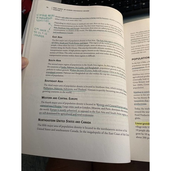 AP Human Geography 2017-2018 (Kaplan Test Prep), Kelly Swanson, Used; Ve… - Picture 4 of 5